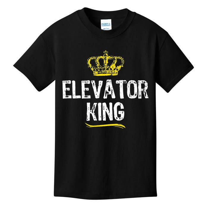 Elevator Queen Girl Mechanic Funny Cool Cute Gift Kids T-Shirt