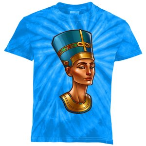 Egyptian Queen Nefertiti Cute Gift Kids Tie-Dye T-Shirt