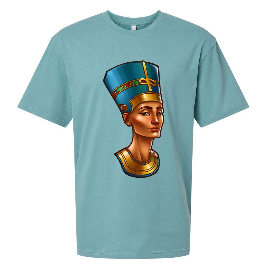 Egyptian Queen Nefertiti Cute Gift Sueded Cloud Jersey T-Shirt