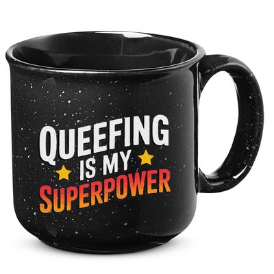 Embarassing Queef Queen Queefed Inappropriate Fart Queefing 15oz Campfire Ceramic Mug