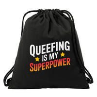 Embarassing Queef Queen Queefed Inappropriate Fart Queefing Drawstring Bag