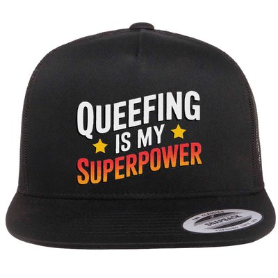 Embarassing Queef Queen Queefed Inappropriate Fart Queefing Flatbill Hat
