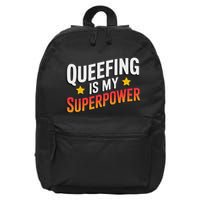 Embarassing Queef Queen Queefed Inappropriate Fart Queefing 16 in Basic Backpack