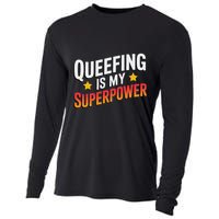 Embarassing Queef Queen Queefed Inappropriate Fart Queefing Cooling Performance Long Sleeve Crew