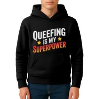 Embarassing Queef Queen Queefed Inappropriate Fart Queefing Kids Hoodie