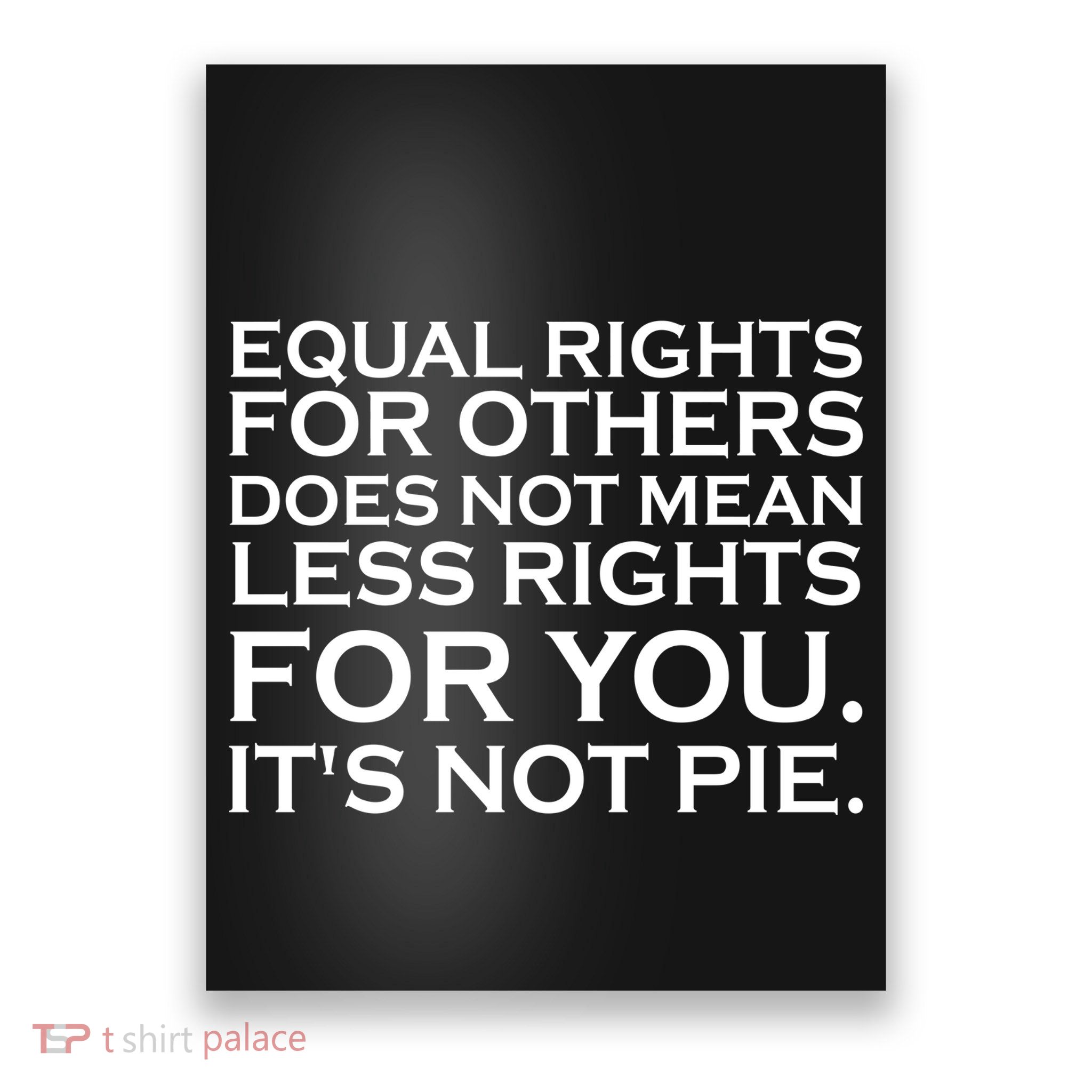Equal Rights For Others Does Not Mean Less Rights For You Poster