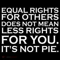 Equal Rights For Others Does Not Mean Less Rights For You Zip Tote Bag