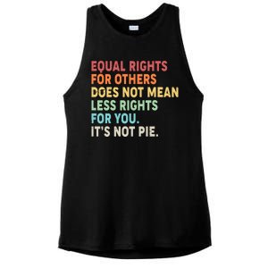 Equal Rights It's Not Pie Ladies PosiCharge Tri-Blend Wicking Tank