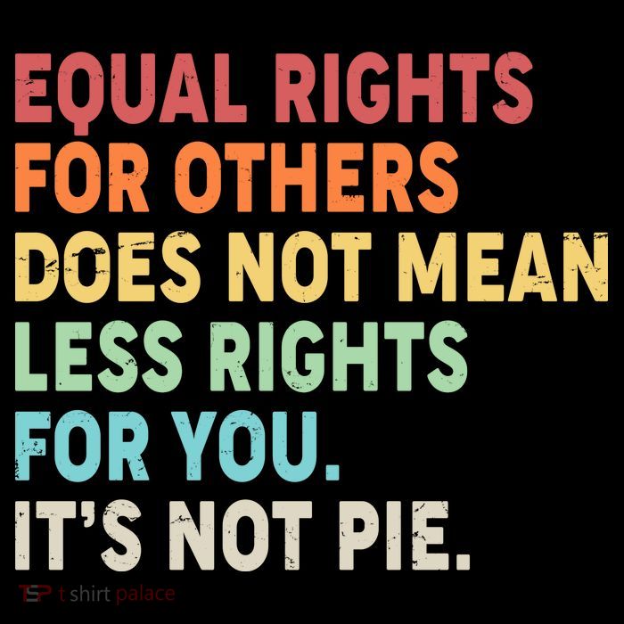Equal Rights It's Not Pie T-Shirt
