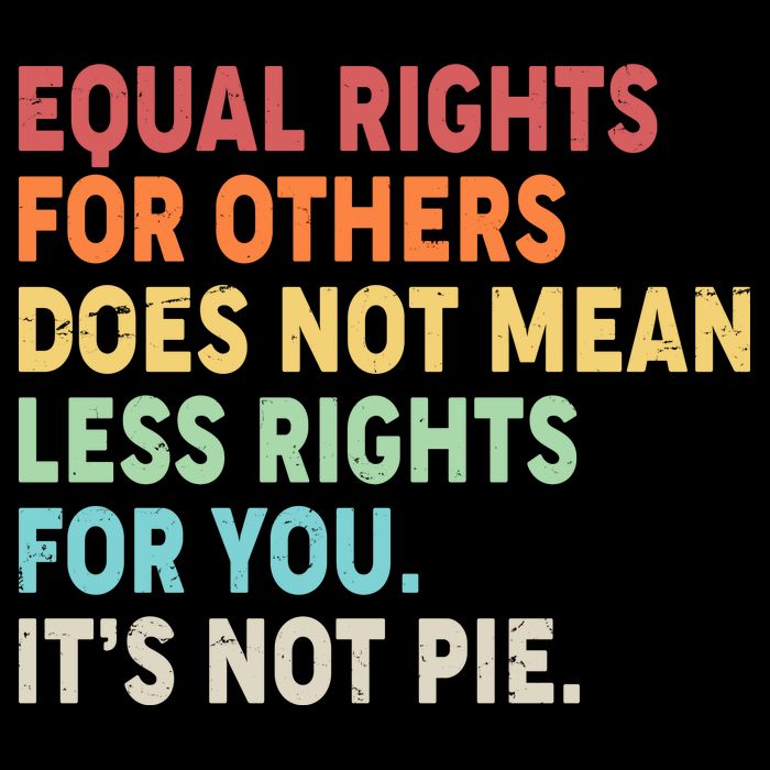 Equal Rights It's Not Pie Backpack