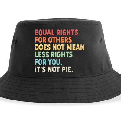 Equal Rights It's Not Pie Sustainable Bucket Hat