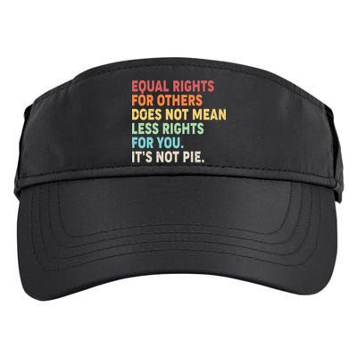 Equal Rights It's Not Pie Adult Drive Performance Visor