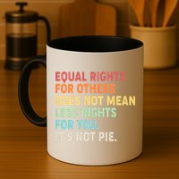 Equal Rights It's Not Pie Mug