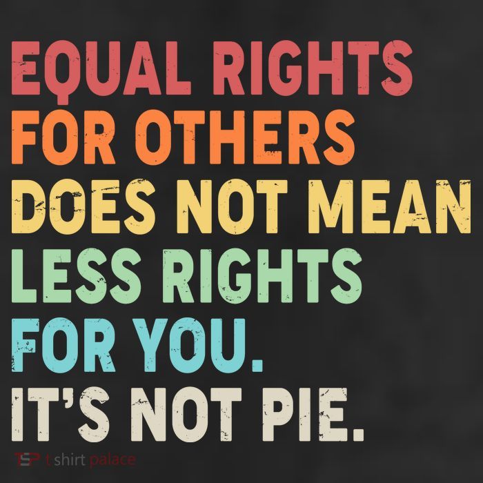 Equal Rights It's Not Pie 11oz C Handle Ceramic Mug