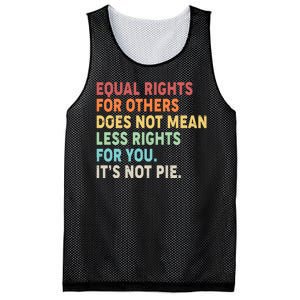 Equal Rights It's Not Pie Mesh Reversible Basketball Jersey Tank