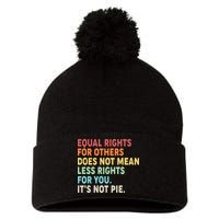 Equal Rights It's Not Pie Pom Pom 12in Knit Beanie
