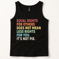 Equal Rights It's Not Pie Tank Top
