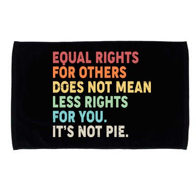 Equal Rights It's Not Pie Microfiber Hand Towel