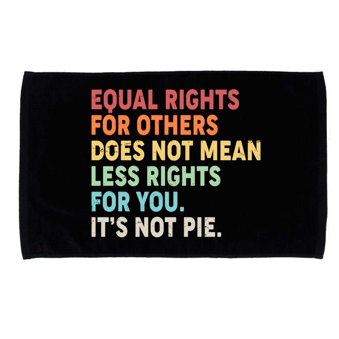 Equal Rights It's Not Pie Microfiber Hand Towel