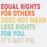 Equal Rights It's Not Pie Garment-Dyed Sweatshirt
