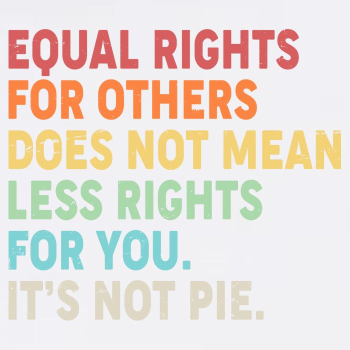 Equal Rights It's Not Pie Garment-Dyed Sweatshirt