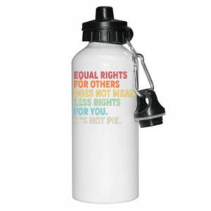 Equal Rights It's Not Pie Aluminum Water Bottle 