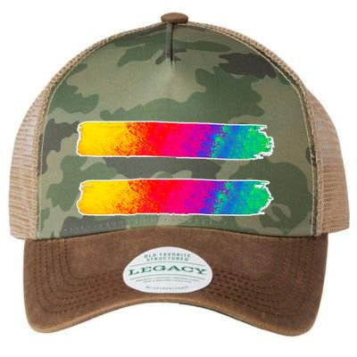 Equality Equal Sign LGBT Pride Awareness Legacy Tie Dye Trucker Hat