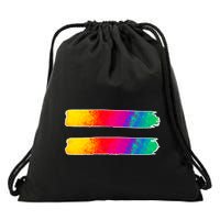 Equality Equal Sign LGBT Pride Awareness Drawstring Bag