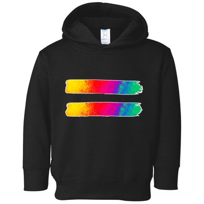 Equality Equal Sign LGBT Pride Awareness Toddler Hoodie