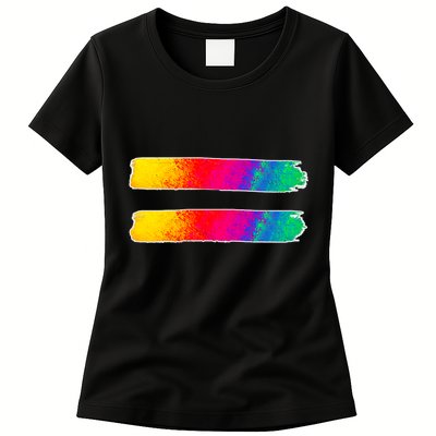 Equality Equal Sign LGBT Pride Awareness Womens T-Shirt