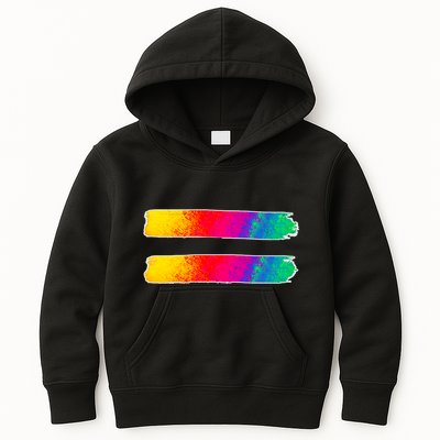 Equality Equal Sign LGBT Pride Awareness Kids Hoodie