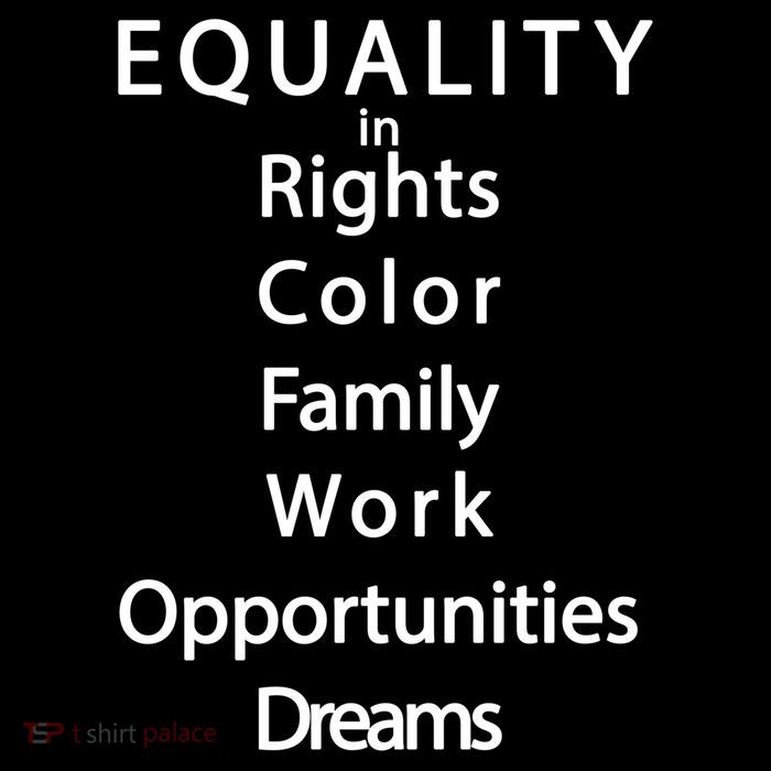 Equality In Rights Color Family Work Opportunities Dreams  Baby Bodysuit