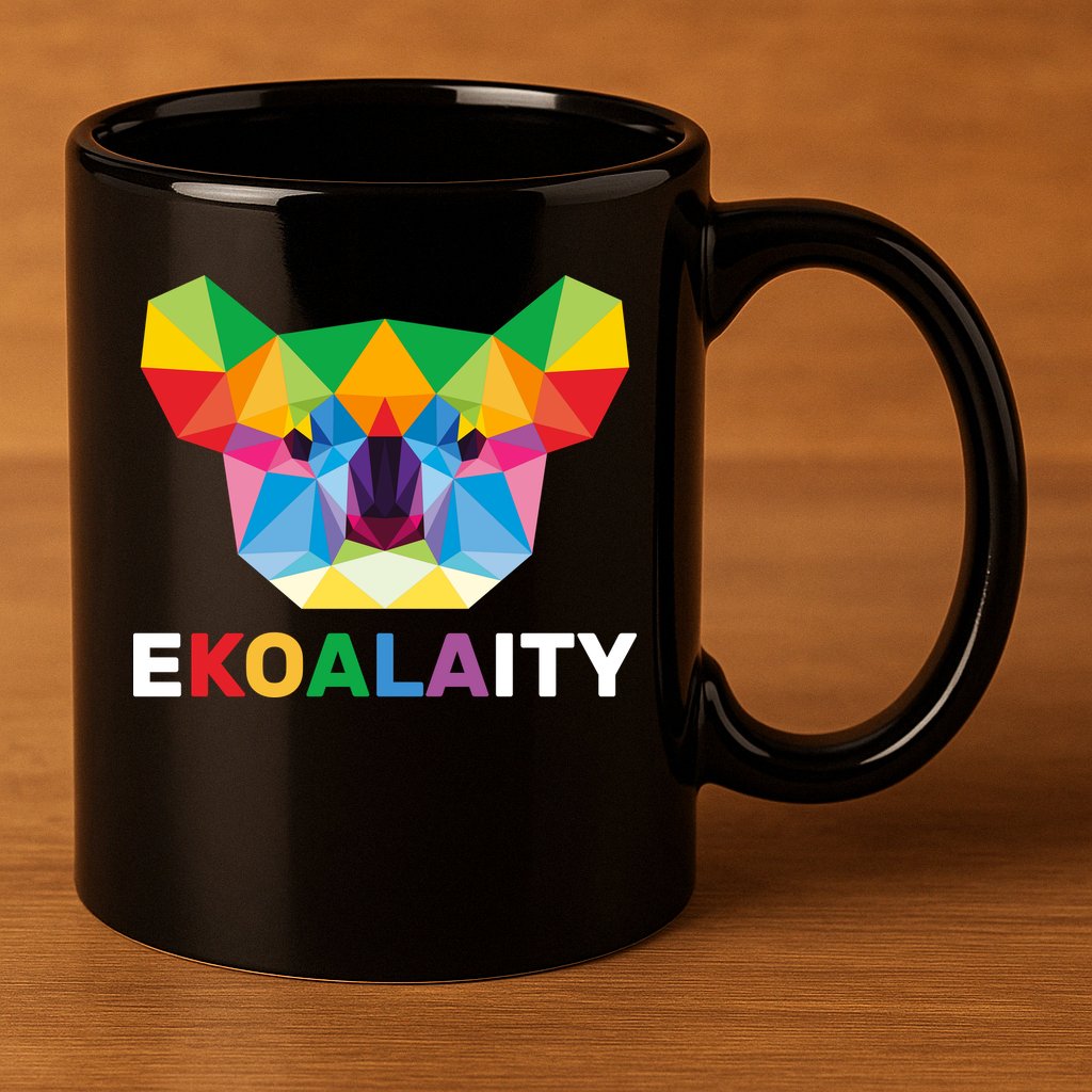 Equality Koala Gay Pride 11oz C Handle Ceramic Mug