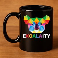 Equality Koala Gay Pride 11oz C Handle Ceramic Mug