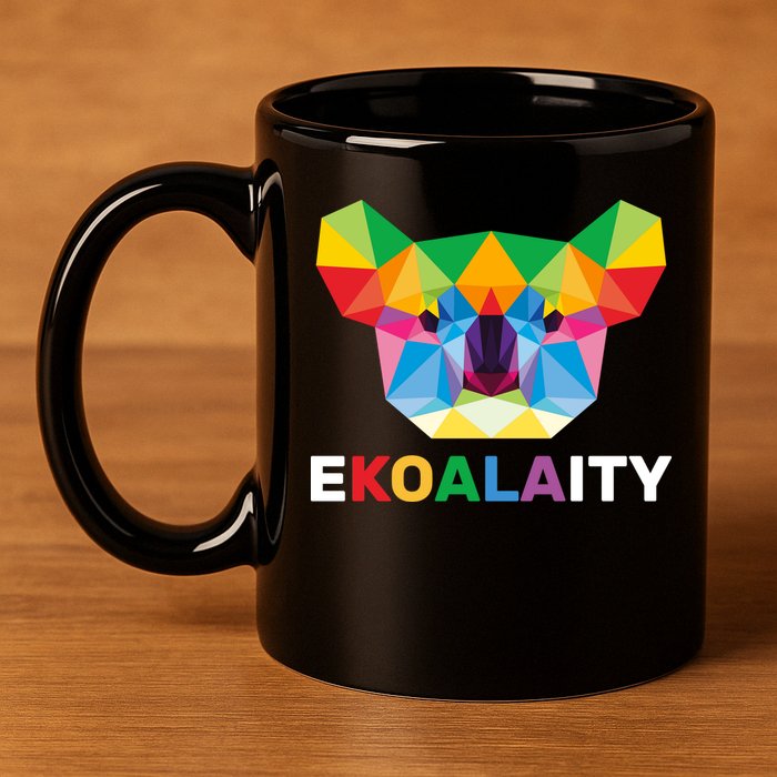 Equality Koala Gay Pride 11oz C Handle Ceramic Mug