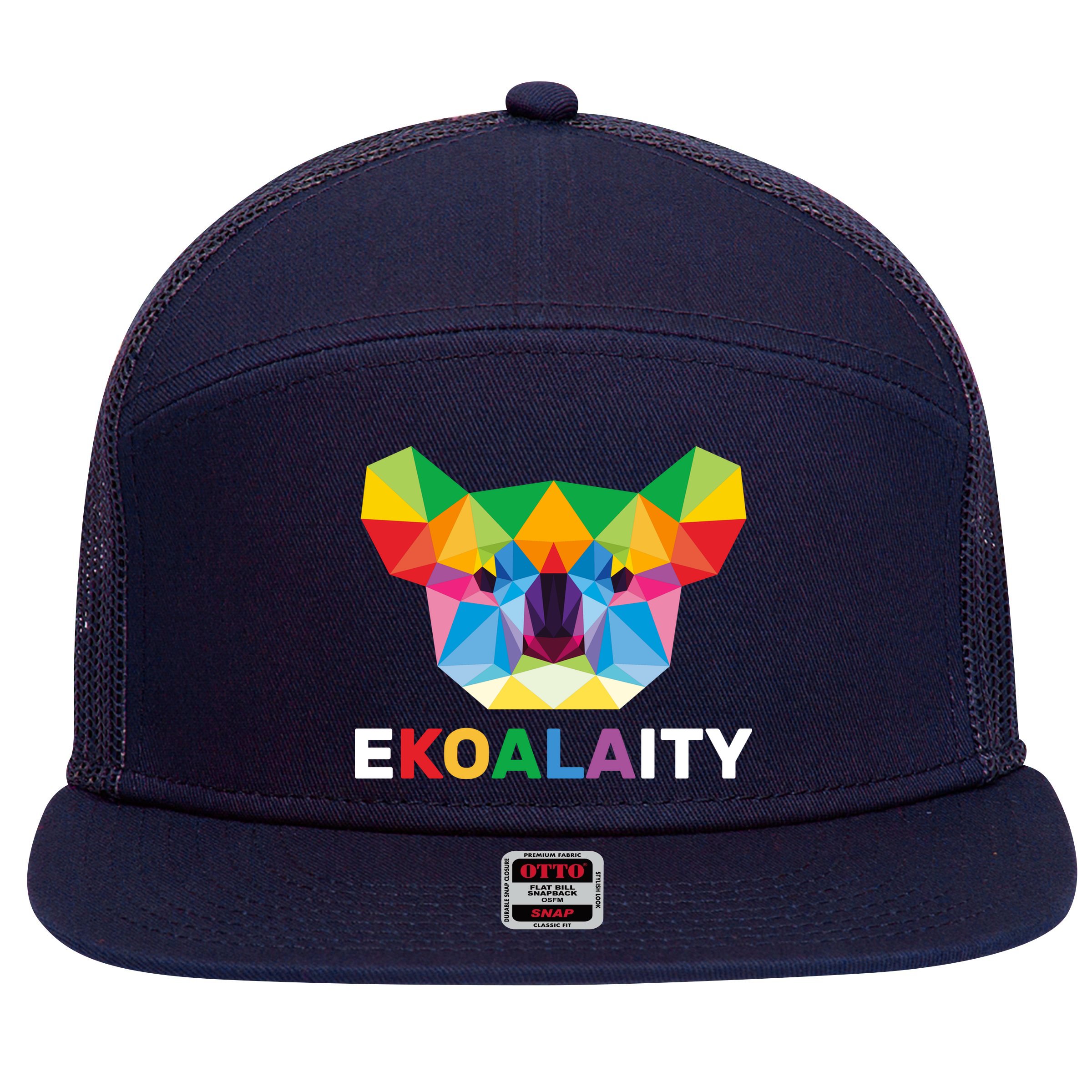 Equality Koala Gay Pride 7 Panel Mesh Trucker Snapback Hat
