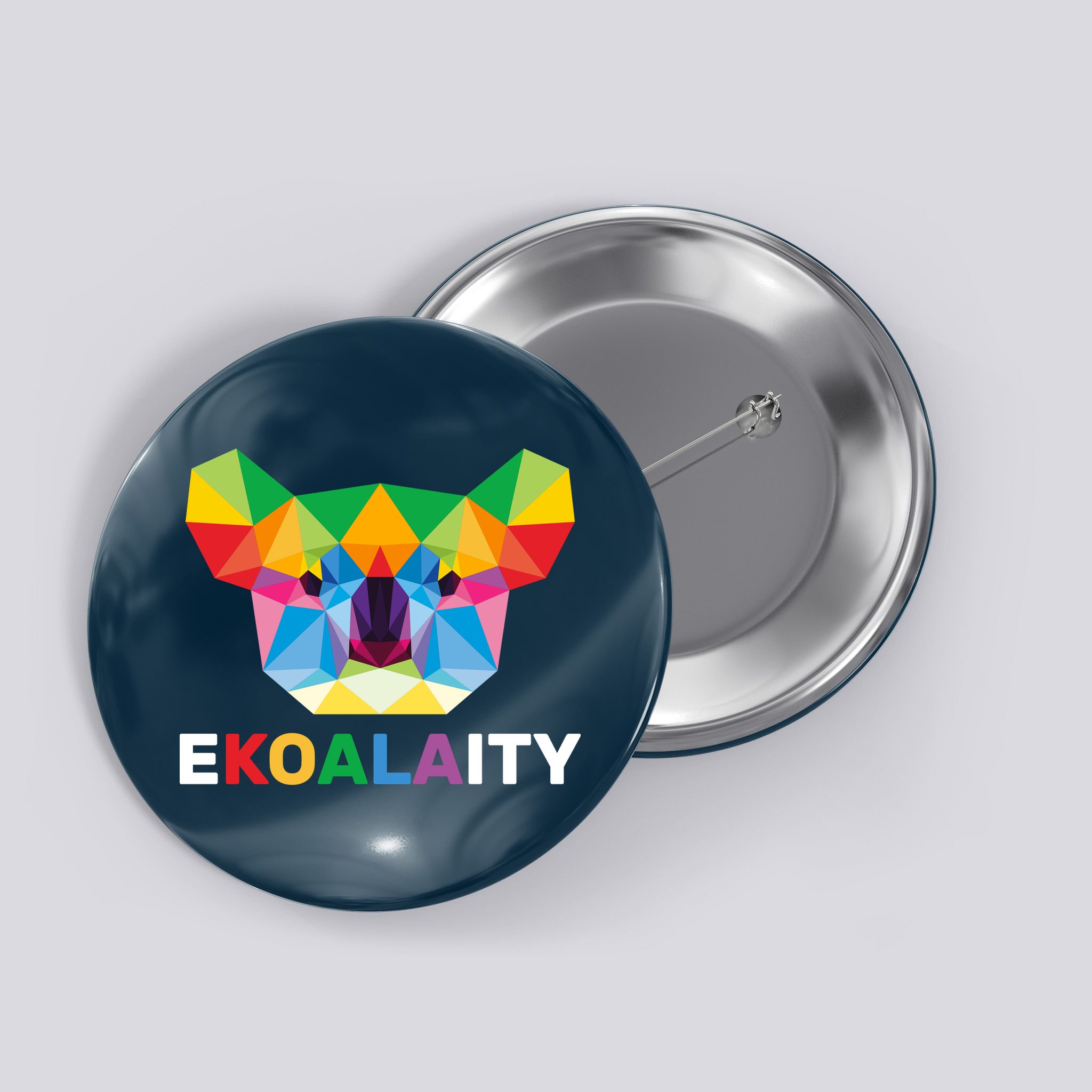 Equality Koala Gay Pride Button
