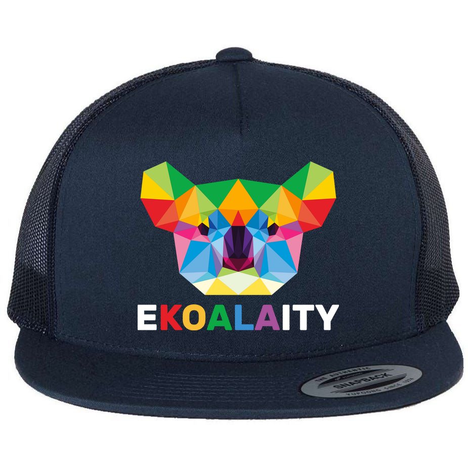 Equality Koala Gay Pride Flat Bill Trucker Hat