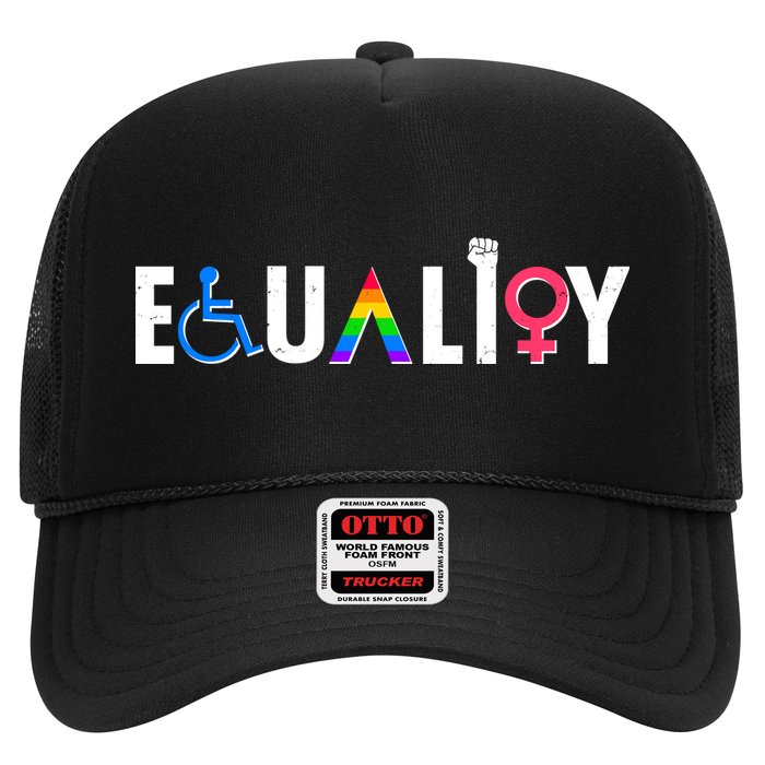 Equality LGBT Human Rights  Trucker Hat