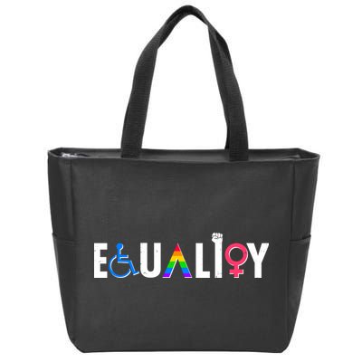 Equality LGBT Human Rights  Zip Tote Bag