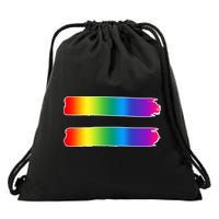 Equality LGBT Pride Awareness Drawstring Bag