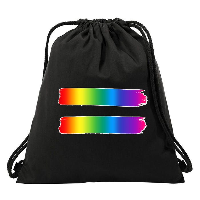 Equality LGBT Pride Awareness Drawstring Bag