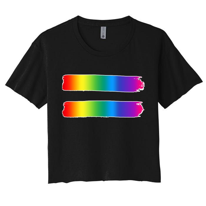 Equality LGBT Pride Awareness Crop Top