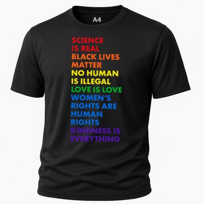 Equality Science Is Real Rainbow  Performance Shirt