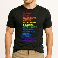 Equality Science Is Real Rainbow  Performance Shirt