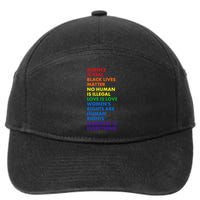 Equality Science Is Real Rainbow  7-Panel Snapback Hat