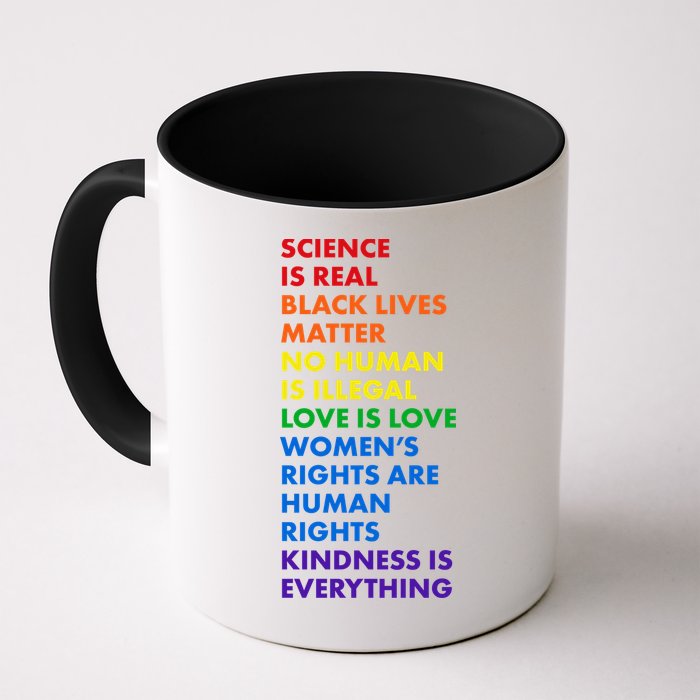 Equality Science Is Real Rainbow  Mug
