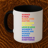 Equality Science Is Real Rainbow  Mug