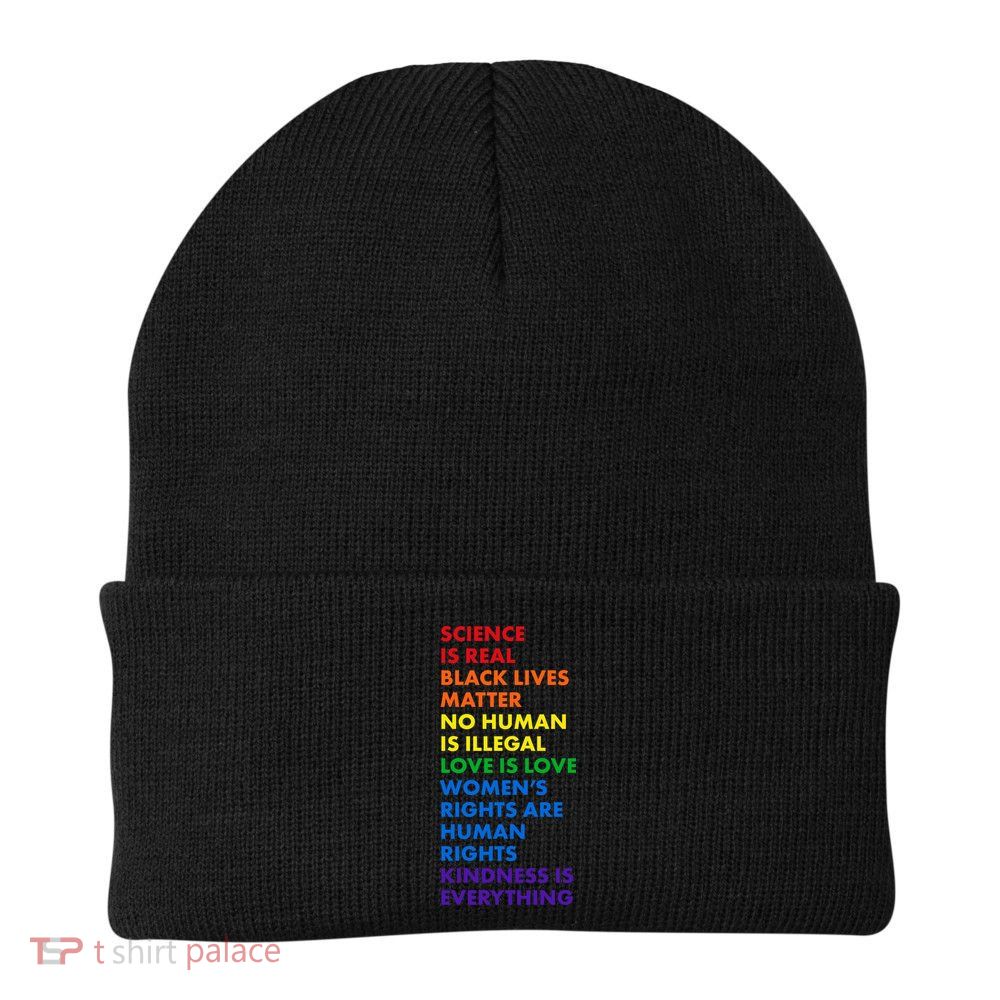 Equality Science Is Real Rainbow  Beanie