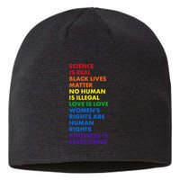 Equality Science Is Real Rainbow  Sustainable Beanie